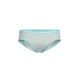 Icebreaker Siren Hipkini - Women's, Blizzard Heather/Aqua Splash/Stripe, Small, 104704003S