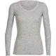Icebreaker Siren Long Sleeve Sweetheart Top - Women's-Glow/Stripe-Small