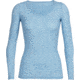 Icebreaker Siren Long Sleeve Sweetheart Top - Women's-Mist Blue Heather-Large