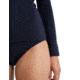 Icebreaker Siren Long Sleeve SweeTheart Top - Womens, Midnight Navy, Extra Small, IB103194423XS