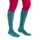 Icebreaker Ski+ Light Over The Calf Socks - Women's, Flux Green/Ether/Tempo, Medium, IB104879964M