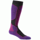 Icebreaker Ski+ Lite Over The Calf Sock - Womens-Jet Heather/Emperor/Vivid-Large