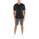 Icebreaker Solace Short Sleeve Polo - Mens, Black, Extra Large, 104594001XL