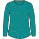 Icebreaker Sphere II Long Sleeve T-Shirt - Women's, Flux Green Heather, Extra Large, IB0A56EJ873XL