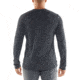 Icebreaker Sphere Long Sleeve Crewe - Mens, Black HTHR, Large, 104569030L