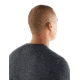 Icebreaker Sphere Long Sleeve Crewe - Mens, Black HTHR, Large, 104569030L