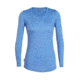 Icebreaker Cool-Lite Sphere Long Sleeve Low Crewe - Women's, Cove Heather, Small, 104677401S