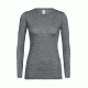 Icebreaker Sphere Long Sleeve Low Crewe, Metal Hthr, L, 104091001L