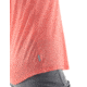 Icebreaker Sphere Short Sleeve Low Crewe - Womens, Ember/Snow/Stripe, L, 104680601L