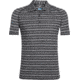 Icebreaker Sphere Short Sleeve Polo - Men's-Stripe Black/Snow-X-Large