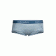 Icebreaker Sprite Hot Pants - Women's, Waterfall/Snow/Stripe, Large, 103023409L