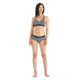 Icebreaker Sprite Hot Pants - Womens, Gritstone Heather, Medium, IB103023013M