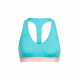 Icebreaker Sprite Racerback Bra - Women's, Lagoon/Sorbet, Large, 103020406L