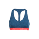 Icebreaker Sprite Racerback Bra - Women's, Prussian Blue/Poppy Red, Large, 103020407L