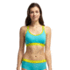 Icebreaker Sprite Racerback Bra - Women's, Glacier/Chartreuse, Extra Small, 594459