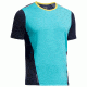 Icebreaker Strike Short Sleeve Crewe - Mens-Aquamarine/Admiral/Fuse-Small