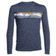 Icebreaker Tech Lite Long Sleeve Crewe South Alps - Men's-Fathom Heather-Small