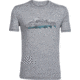 Icebreaker Tech Lite Short Sleeve Crew Fin Peaks - Men's-Metro Heather-X-Large