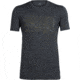 Icebreaker Tech Lite Short Sleeve Crew First Ascents - Men's-Jet Heather-Large
