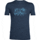 Icebreaker Tech Lite Short Sleeve Crew Van Life - Men's-Fathom Heather-Large