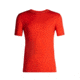 Icebreaker Tech Lite Short Sleeve Crewe, Chili Red, Large, 103860-602-L
