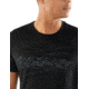 Icebreaker Tech Lite Short Sleeve Crewe Coronet Peak - Mens, Black, M, 104577001M