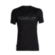 Icebreaker Tech Lite Short Sleeve Crewe Coronet Peak - Mens, Black, M, 104577001M