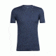 Icebreaker Tech Lite Short Sleeve Crewe, Fathom Hthr, L, 103860405L