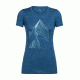 Icebreaker Tech Lite Short Sleeve Low Crewe At My Peak, Prussian Blue, L, 104155402L