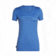 Icebreaker Tech Lite Short Sleeve Low Crewe Cadence Pulse- Womens, Cove, Small, 104602401S