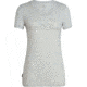 Icebreaker Tech Lite Short Sleeve Low Crewe - Womens, Blizzard HTHR, Small, 104602001S