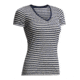Icebreaker Tech Lite Short Sleeve V Top - Women's-Admiral/Snow-X-Small