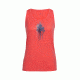 Icebreaker Tech Lite Tank Through the Trees, Poppy Red, L, 104152601L