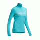 Icebreaker Tech Long Sleeve Half Zip Top - Women's-Fair Isle Glacier-X-Small