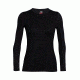 Icebreaker Tech Top Long Sleeve Crewe, Black, XL, 104037001XL