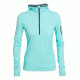 Icebreaker Terra Long Sleeve Half Zip Hood - Women's-Tasman/Panther-Small