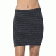 Tsveti Skirt - Womens -Stripe Jet Heather/Black-Small