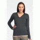 Icebreaker Vista Long Sleeve Hood Clearance - Women's-Jet-X-Small