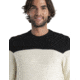 Icebreaker Waypoint Crewe Sweater - Mens, Black/Undyed, Extra Large, IB104328888XL