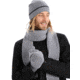 Icebreaker Waypoint Mittens, Gritstone Heather/Black, Medium, IB104830A11M