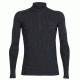 Icebreaker Winter Zone Long Sleeve Half Zip - Men's-Black-Medium