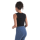 Icebreaker Women Merino 125 ZoneKnit Energy Wind Cropped Bra-Tank, Black, L, IB0A56XT001L