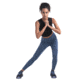 Icebreaker Women Merino 125 ZoneKnit Energy Wind Cropped Bra-Tank, Black, L, IB0A56XT001L