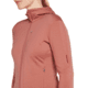 Icebreaker Women Merino 260 Quantum LS Zip Hoodie, Cedar Wood, S, IBBA56XR01MS
