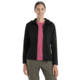 Icebreaker Women Merino 560 Realfleece Elemental LS Zip Hoodie, Black, M, IBBA56SS001M