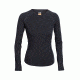 Icebreaker Zone Long Sleeve Crewe, Black/Mineral, S, 102570001S