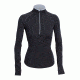 Icebreaker Zone Long Sleeve Half Zip, Black/Mineral/Mineral, L, 102571001L