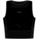 Icebreaker ZoneKnit Cropped Bra-Tank - Women's, Black, Large, IB0A56FC001L