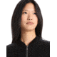Icebreaker ZoneKnit Insulated Knit Bomber - Womens, Black, Small, IB0A56JP001S