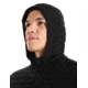 Icebreaker ZoneKnit Insulated Long Sleeve Zip Hoodie - Mens, Black, Large, IB0A59HH001L